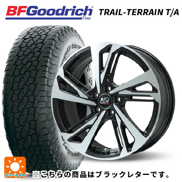【6/20限定 全品P5倍＆クーポン】ボルボ XC60(UD/UB系)用 235/60R18 107H XL BFグッドリッチ トレイルテレーン T/A ブラックレター 正規品 MSW MSW60 グロスブラックフルポリッシュ 新品サマータイヤホイール 4本セット