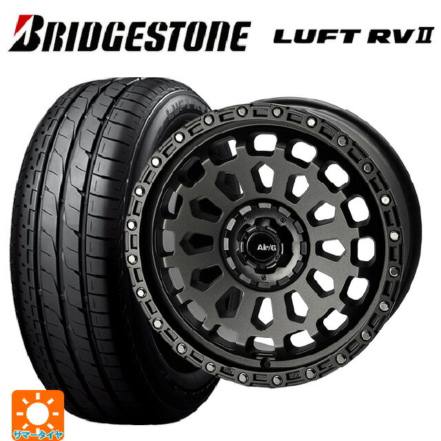 プジョー リフター()用 2025年製 215/60R17 96H ブリヂストン ルフトRV2(日本製) 正規品 # 4×4エンジニアリング エアーG VULCAN MGM 新品サマータイヤホイール 4本セット