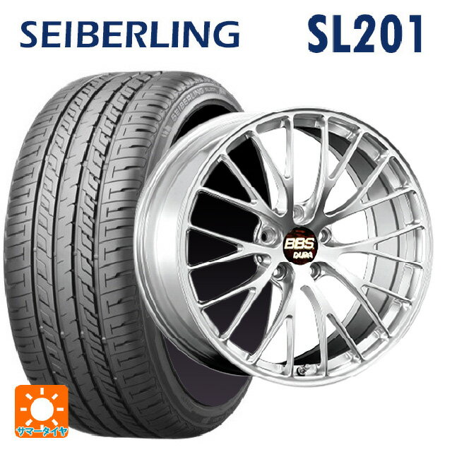 225/40R19 89W セイバーリング セイバーリング SL201(ブリヂストン工場生産） BBS RZ-D DS 19-8.5J 国産車用 サマータイヤホイール4本セット
