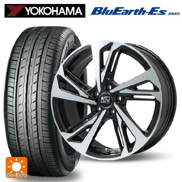 プジョー リフター()用 215/65R16 98H ヨコハマ ブルーアースEs ES32 MSW MSW60 グロスブラックフルポリッシュ 新品サマータイヤホイール 4本セット