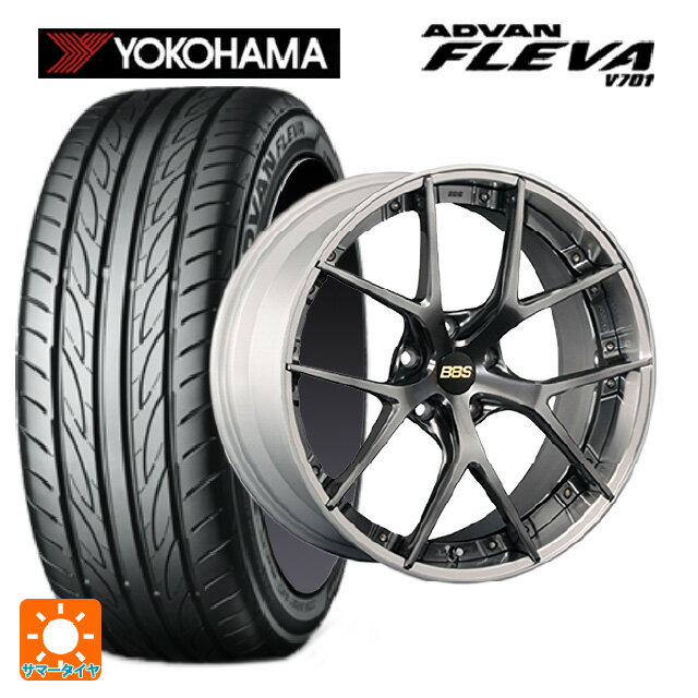 225/35R20 90W XL ヨコハマ アドバン フレバ V701 正規品 BBS RI-S DB-SLD 20-8.5J 国産車用 サマータイヤホイール4本セット