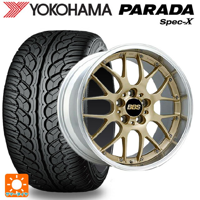 235/60R18 103V ヨコハマ パラダ PA02 BBS RS-GT GL-SLD 18-8J 国産車用 サマータイヤホイール4本セット