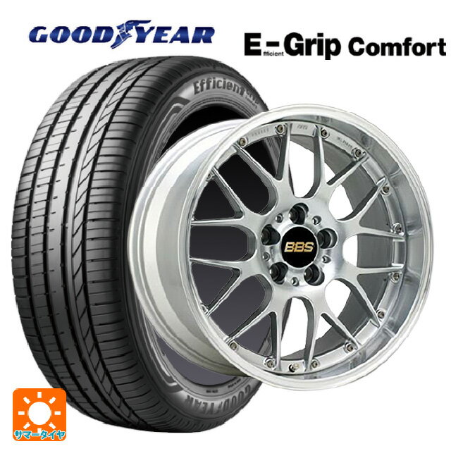 【6/22 20時〜 全品P5倍＆クーポン】245/40R18 97W XL グッドイヤー エフィシェントグリップ コンフォート # BBS RS-GT DS-SLD 18-9J 国産車用 サマータイヤホイール4本セット