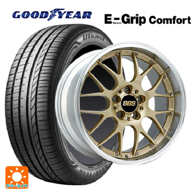 【6/11 1:59迄 全品ポイント5倍】215/45R18 93W XL グッドイヤー エフィシェントグリップ コンフォート # BBS RS-GT GL-SLD 18-8.5J 国産車用 サマータイヤホイール4本セット