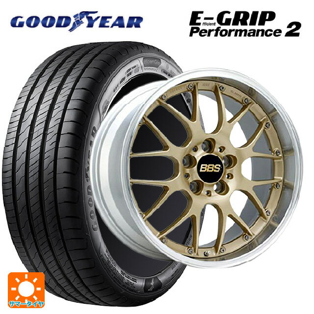 ホンダ ZR-V(RZ4)用 215/60R17 100V グッドイヤー エフィシェントグリップ パフォーマンス2 BBS RS-GT GL-SLD 新品サマータイヤホイール 4本セット