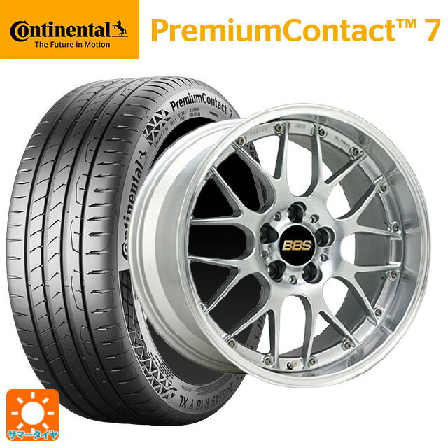 トヨタ プリウス(60系)用 225/45R19 96Y XL コンチネンタル プレミアムコンタクト 7 正規品 BBS RS-GT DS-SLD 新品サマータイヤホイール 4本セット