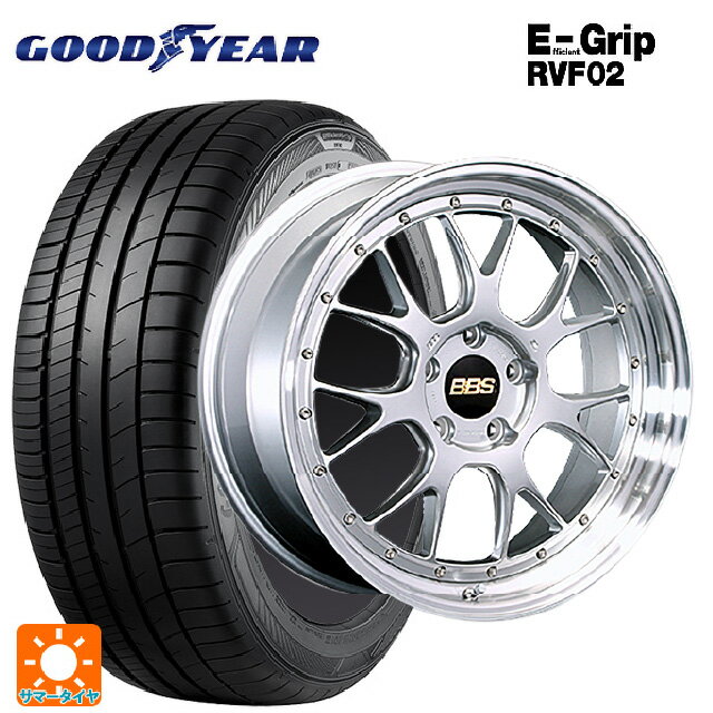 【6/15〜16限定 全品P5倍＆クーポン】225/55R19 103W XL グッドイヤー エフィシェントグリップ RVF02 # BBS LM-R DS-SLD 19-8.5J 国産車用 サマータイヤホイール4本セット