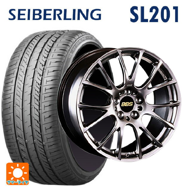 225/40R19 89W セイバーリング セイバーリング SL201(ブリヂストン工場生産） BBS RE-V DB 19-8.5J 国産車用 サマータイヤホイール4本セット