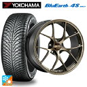 235/55R20 102W ヨコハマ ブルーアース4S AW21 BBS RI-D DG 20-9J 国産車用 オールシーズンタイヤホイール4本セット