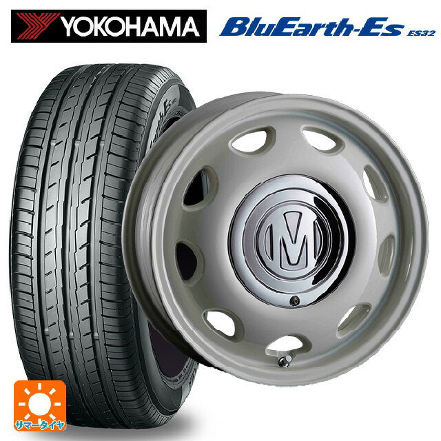 【6/22 20時〜 全品P5倍＆クーポン】175/65R14 82S ヨコハマ ブルーアースEs ES32 # クリムソン ディーン ミニ マーガレットホワイト 14-5J 国産車用 サマータイヤホイール4本セット