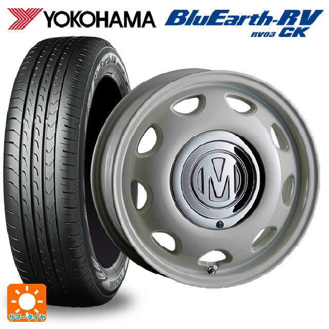 165/70R14 81H ヨコハマ ブルーアース RV03CK # クリムソン ディーン ミニ マーガレットホワイト 14-5J 国産車用 サマータイヤホイール4本セット