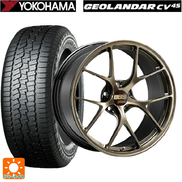 【6/11 1:59迄 全品ポイント5倍】225/55R19 99V ヨコハマ ジオランダー CV G058 正規品 BBS RI-D DG 19-8.5J 国産車用 サマータイヤホイール4本セット
