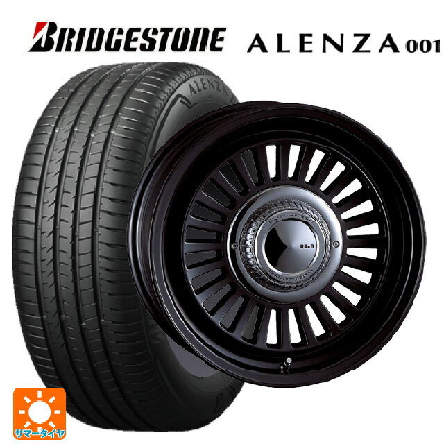 265/70R17 113H ブリヂストン アレンザ001 正規品 クリムソン ディーン カリフォルニア マットブラック 17-7.5J 国産車用 サマータイヤホイール4本セット