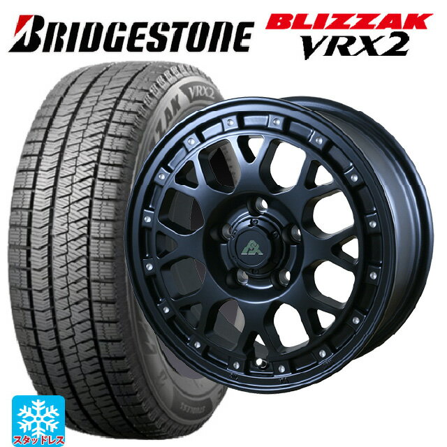 【6/15〜16限定 全品P5倍＆クーポン】215/65R16 98Q ブリヂストン ブリザック VRX2 正規品 ドゥオール フェニーチェ XC8 マットブラックミルド 16-7J 国産車用 スタッドレスタイヤホイール4本セット