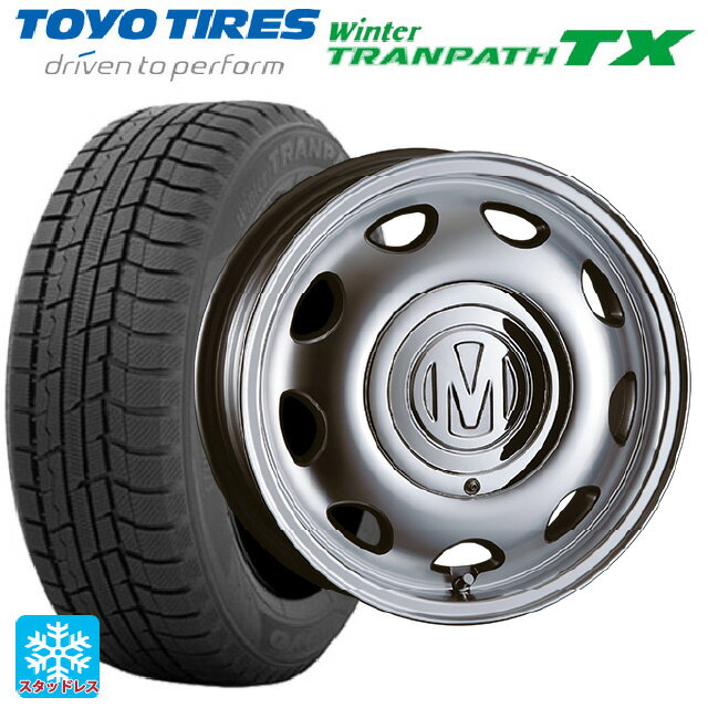 【6/15〜16限定 全品P5倍＆クーポン】165/55R15 75Q トーヨー ウインタートランパス TX クリムソン ディーン ミニ バーニッシュグレー 15-5J 国産車用 スタッドレスタイヤホイール4本セット