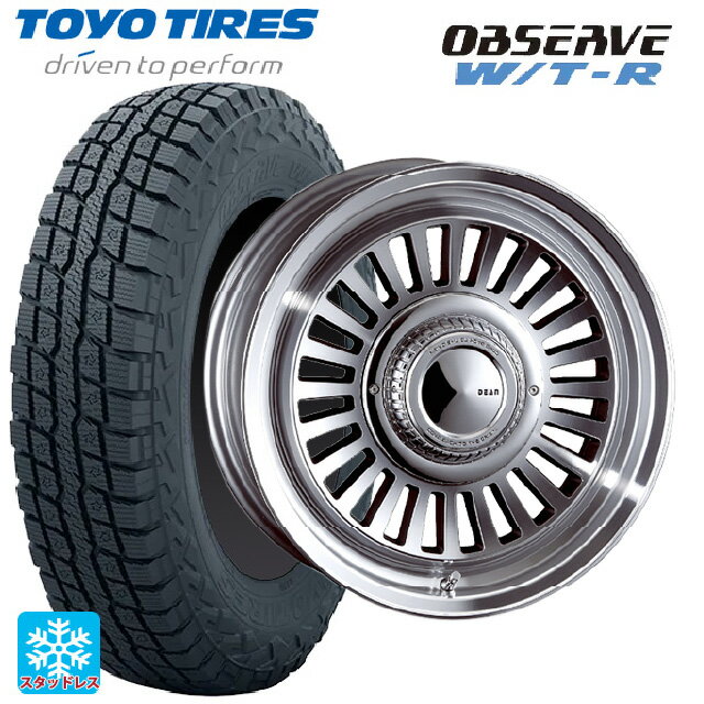 215/65R16 109/107Q トーヨー オブザーブ W/T-R クリムソン ディーン カリフォルニア バーニッシュグレー 16-6.5J 国産車用 スタッドレスタイヤホイール4本セット