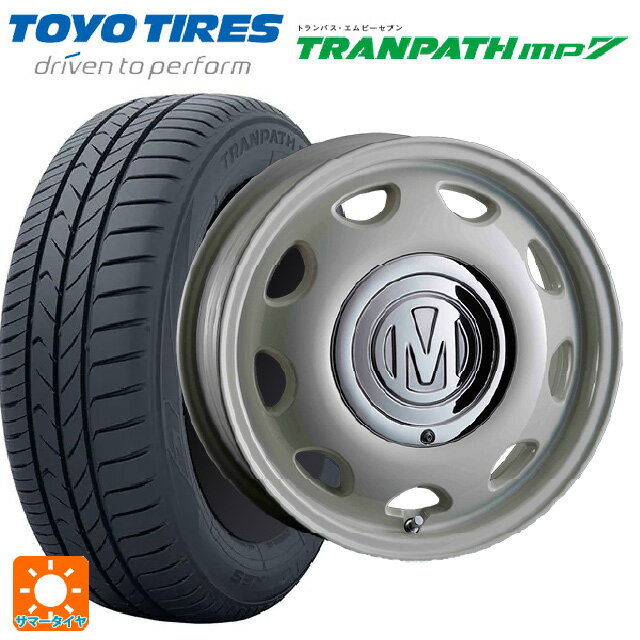 【6/22 20時〜 全品P5倍＆クーポン】165/65R14 79H トーヨー トランパス MP7 クリムソン ディーン ミニ マーガレットホワイト 14-5J 国産車用 サマータイヤホイール4本セット