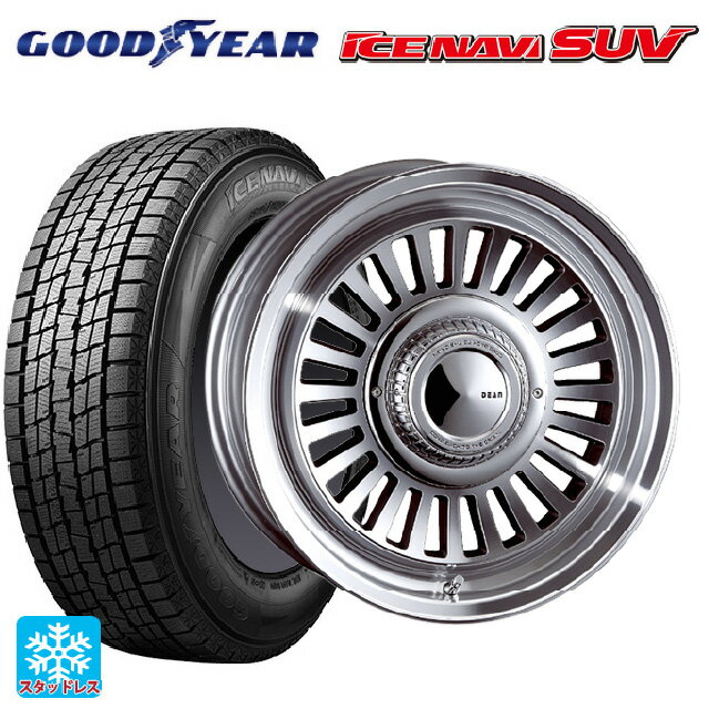 2025年製 175/80R16 91Q グッドイヤー アイスナビ SUV # クリムソン ディーン カリフォルニア バーニッシュグレー 16-5.5J 国産車用 スタッドレスタイヤホイール4本セット