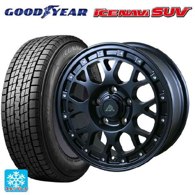 【6/20限定 全品P5倍＆クーポン】215/65R16 98Q グッドイヤー アイスナビ SUV ドゥオール フェニーチェ XC8 マットブラックミルド 16-7J 国産車用 スタッドレスタイヤホイール4本セット