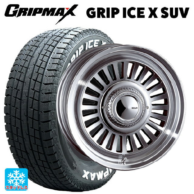 スズキ ジムニー(64系)用 175/80R16 91Q グリップマックス グリップアイスX SUV ホワイトレター # クリムソン ディーン カリフォルニア バーニッシュグレー 新品スタッドレスタイヤホイール 4本セット