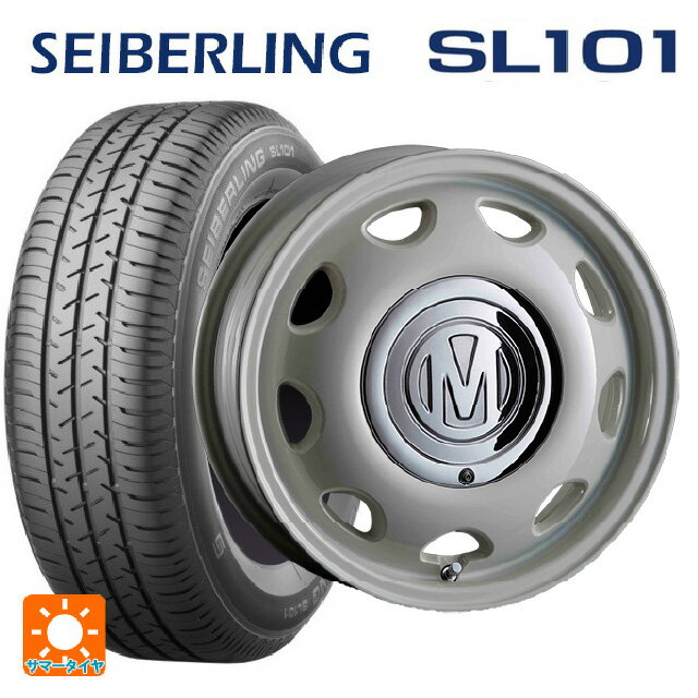 165/70R14 81S セイバーリング セイバーリング SL101(ブリヂストン工場生産） # クリムソン ディーン ミニ マーガレットホワイト 14-5J 国産車用 サマータイヤホイール4本セット