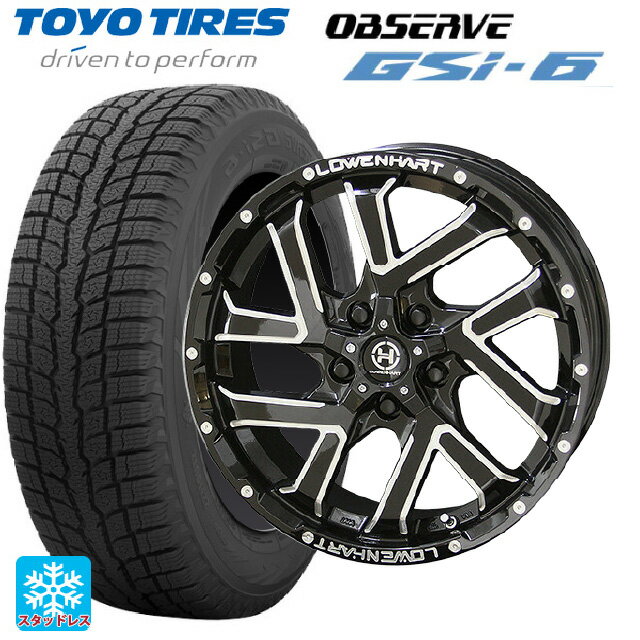 【6/20限定 全品P5倍＆クーポン】215/70R16 100Q トーヨー オブザーブ GSI-6 共豊 レーベンハート ジーエックスエル206 グロスブラックxミーリング 16-7J 国産車用 スタッドレスタイヤホイール4本セット