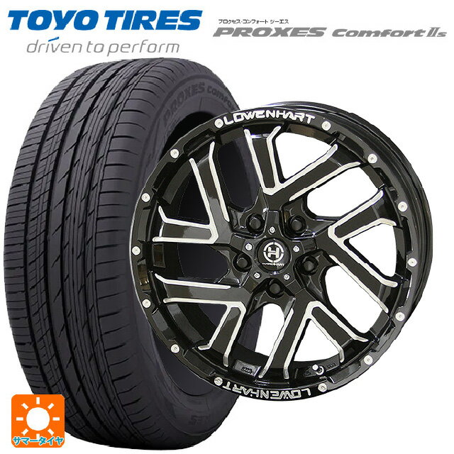 【6/15〜16限定 全品P5倍＆クーポン】215/65R16 98H トーヨー プロクセス　コンフォート2S 共豊 レーベンハート ジーエックスエル206 グロスブラックxミーリング 16-7J 国産車用 サマータイヤホイール4本セット