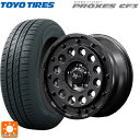 215/60R16 95H トーヨー プロクセス CF3 エムアイディー ナイトロパワーH12 ショットガン バレルブラック 16-7J 国産車用 サマータイヤホイール4本セット