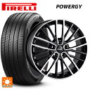 【6/11 1:59迄 全品ポイント5倍】ミニ ミニクーパー(電気自動車)(J01)用 195/60R16 89H ピレリ パワジー 正規品 阿部商会 マック チェルシー ブラックミラー 新品サマータイヤホイール 4本セット(2)