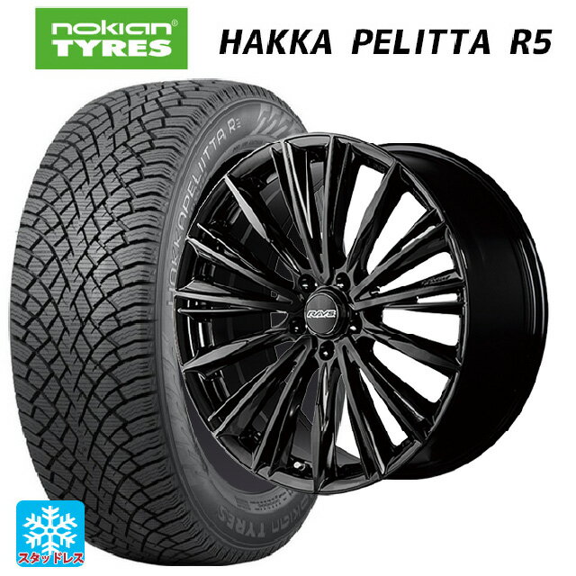 245/40R19 98T XL ノキアン ハッカペリッタR5 レイズ RS ヴォウジェ BXZ 19-8J 国産車用 スタッドレスタイヤホイール4本セット