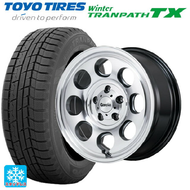 215/65R16 98Q トーヨー ウインタートランパス TX エムアイディー ガルシア パーム8 メタリックグレー/ポリッシュ 16-7J 国産車用 スタッドレスタイヤホイール4本セット