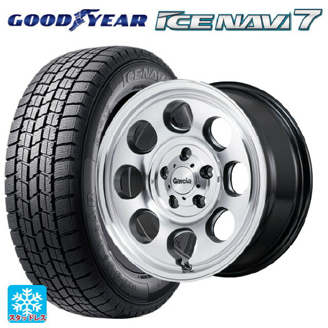【6/20限定 全品P5倍＆クーポン】215/65R16 98Q グッドイヤー アイスナビ7(数量限定) エムアイディー ガルシア パーム8 メタリックグレー/ポリッシュ 16-7J 国産車用 スタッドレスタイヤホイール4本セット