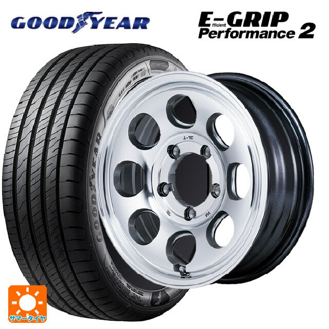 215/65R16 98V グッドイヤー エフィシェントグリップ パフォーマンス2 エムアイディー ガルシア パーム8 メタリックグレー/ポリッシュ 16-6J 国産車用 サマータイヤホイール4本セット