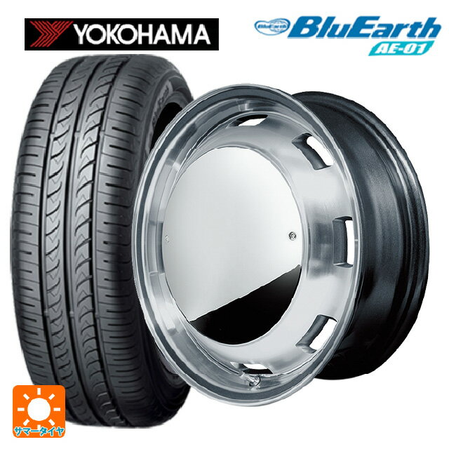 165/55R15 75V ヨコハマ ブルーアース AE01 エムアイディー ガルシア シスコムーン MG 15-4.5J 国産車用 サマータイヤホイール4本セット
