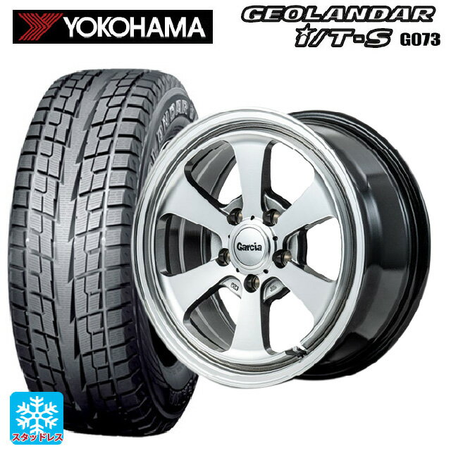 【6/20限定 全品P5倍＆クーポン】215/65R16 98Q ヨコハマ ジオランダー ITS G073 正規品 エムアイディー ガルシア ダラス6 ポリッシュ/ライングレー 16-7J 国産車用 スタッドレスタイヤホイール4本セット
