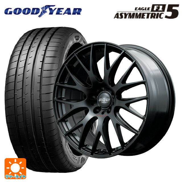 【最大3万円OFFクーポン 5/16 1:59迄】225/40R19 93Y XL グッドイヤー イーグル F1 アシメトリック5 レイズ ホムラ 2X9 プラス スポーツエディション B7J 19-8J 国産車用 サマータイヤホイール4本セット