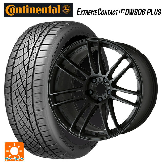 【6/22 20時〜 全品P5倍＆クーポン】245/40R18 97Y XL コンチネンタル エクストリームコンタクト DWS06プラス 正規品 # ワーク エモーション ZR7 MBL 18-8.5J 国産車用 サマータイヤホイール4本セット