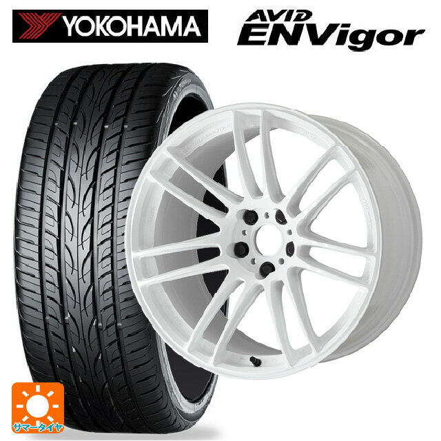 【6/22 20時〜 全品P5倍＆クーポン】225/35R19 88W ヨコハマ エービット エンビガー S321 ワーク エモーション ZR7 TW 19-8J 国産車用 サマータイヤホイール4本セット