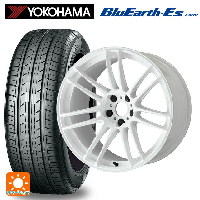 225/40R18 92W ヨコハマ ブルーアースEs ES32 ワーク エモーション ZR7 TW 18-7.5J 国産車用 サマータイヤホイール4本セット