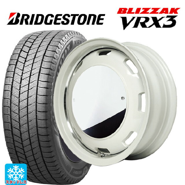 2024年製 165/60R14 75Q ブリヂストン ブリザック VRX3 正規品 エムアイディー ガルシア シスコムーン WH 14-4.5J 国産車用 スタッドレスタイヤホイール4本セット