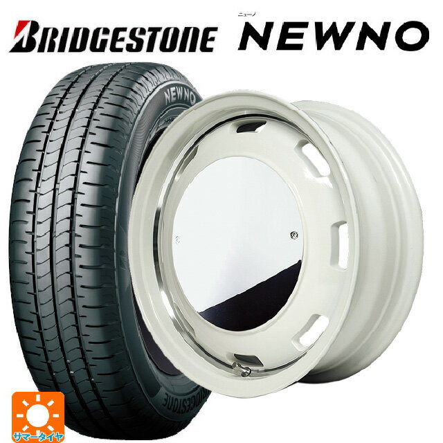 165/50R15 73V ブリヂストン ニューノ 正規品 # エムアイディー ガルシア シスコムーン WH 15-4.5J 国産車用 サマータイヤホイール4本セット
