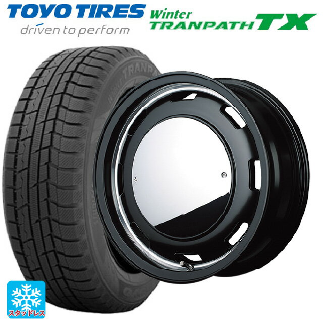 【6/15〜16限定 全品P5倍＆クーポン】165/55R15 75Q トーヨー ウインタートランパス TX エムアイディー ガルシア シスコムーン SB 15-4.5J 国産車用 スタッドレスタイヤホイール4本セット