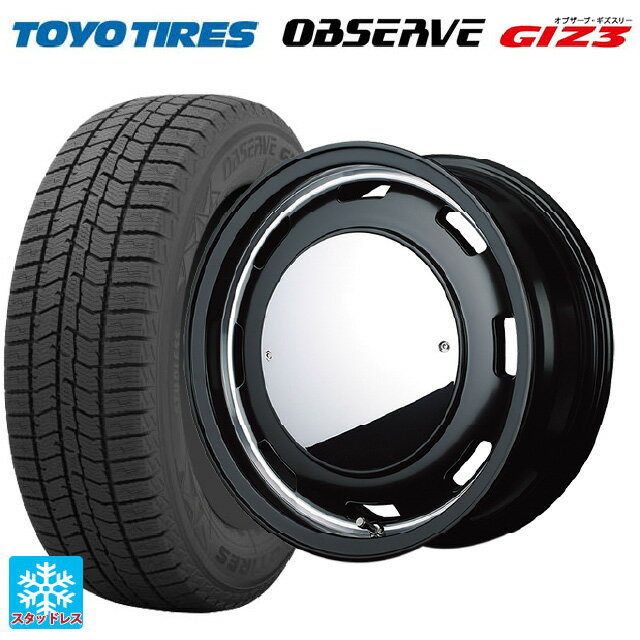 165/60R14 75Q トーヨー オブザーブ ガリットギズ3 エムアイディー ガルシア シスコムーン SB 14-4.5J 国産車用 スタッドレスタイヤホイール4本セット