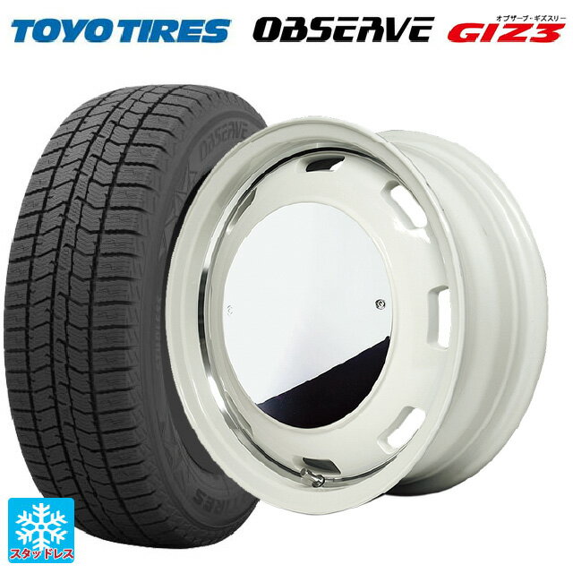 【6/11 1:59迄 全品ポイント5倍】165/55R14 72Q トーヨー オブザーブ ガリットギズ3 エムアイディー ガルシア シスコムーン WH 14-4.5J 国産車用 スタッドレスタイヤホイール4本セット