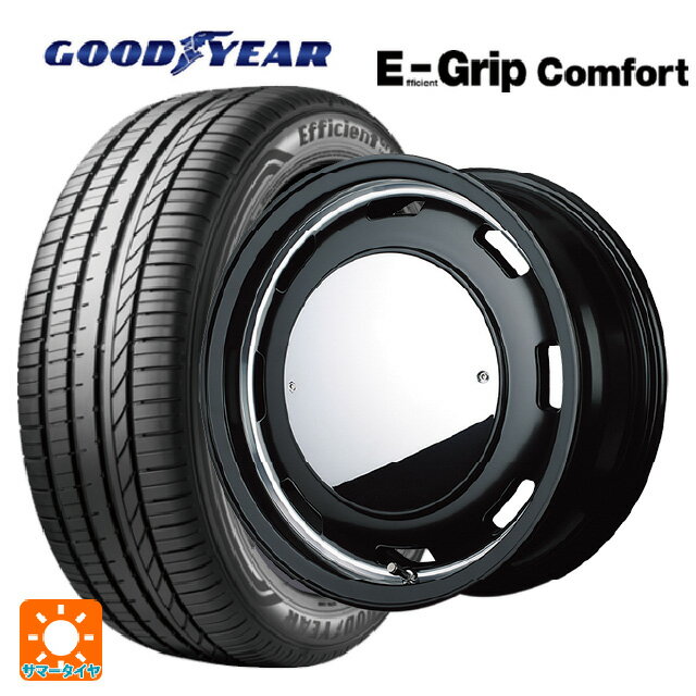 【6/15〜16限定 全品P5倍＆クーポン】165/50R15 73V グッドイヤー エフィシェントグリップ コンフォート エムアイディー ガルシア シスコムーン SB 15-4.5J 国産車用 サマータイヤホイール4本セット