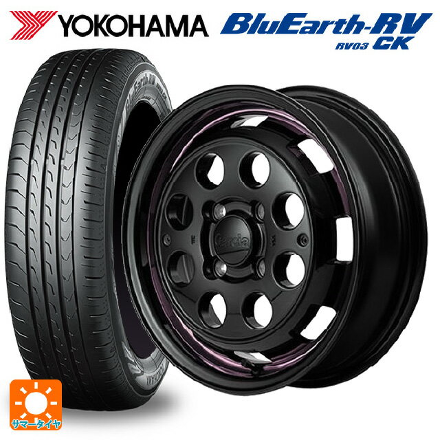 【6/15〜16限定 全品P5倍＆クーポン】165/55R15 75V ヨコハマ ブルーアース RV03CK # エムアイディー ガルシア シスコポップ PINK 15-4.5J 国産車用 サマータイヤホイール4本セット
