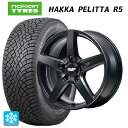 2022年製 225/50R18 99R XL ノキアン ハッカペリッタR5(限定) エムアイディー MID エクスクルーシブ 050F カットグラフィティ CG 18-7J 国産車用 スタッドレスタイヤホイール4本セット(2)