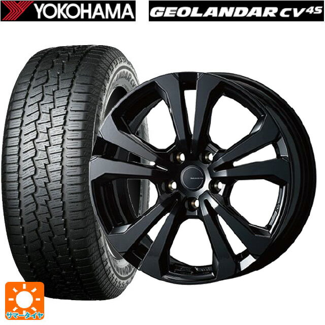 BMW 1シリーズ(F70)用 215/60R16 95V ヨコハマ ジオランダー CV G058 正規品 ティーエーエス アドバンスライン SV1 ブラック 新品サマータイヤホイール 4本セット