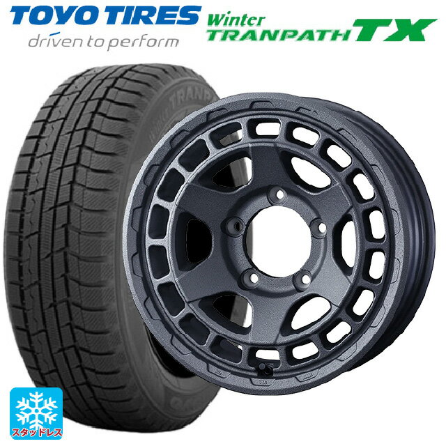 【6/11 1:59迄 全品ポイント5倍】スズキ ジムニーノマド(JC74W)用 215/70R16 100Q トーヨー ウインタートランパス TX ウェッズ マッドヴァンス X タイプS フリントグレイ 新品スタッドレスタイヤホイール 4本セット
