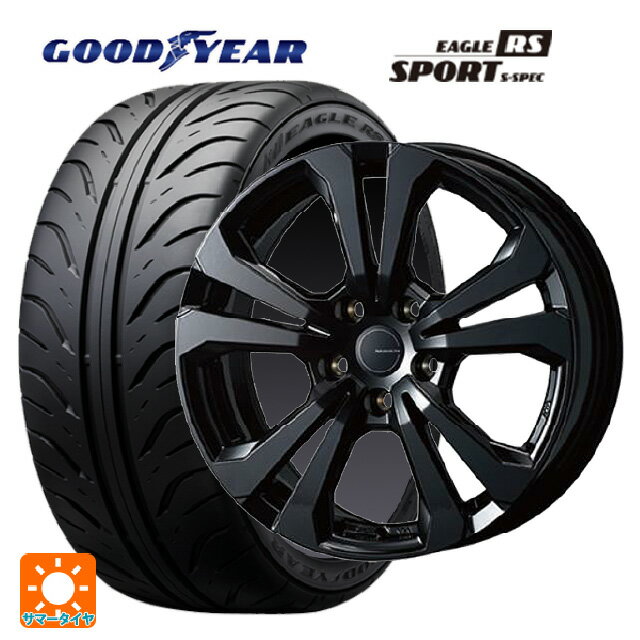 【6/15〜16限定 全品P5倍＆クーポン】ミニ ミニクラブマン(F54)用 225/45R17 90W グッドイヤー イーグル RS スポーツ S-スペック ティーエーエス アドバンスライン SV1 ブラック 新品サマータイヤホイール 4本セット